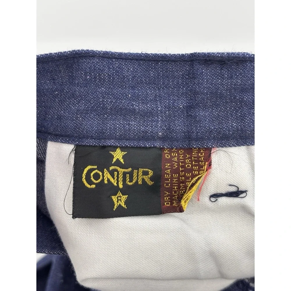 Vintage Sailor Jeans Mens 29x31 Dark Denim Bell Bottom Hippie Seafarer Style USA